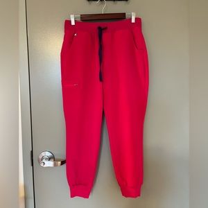 Figs Scrubs Limited Edition Ultra Rose Zamora Jogger Scrub Pants